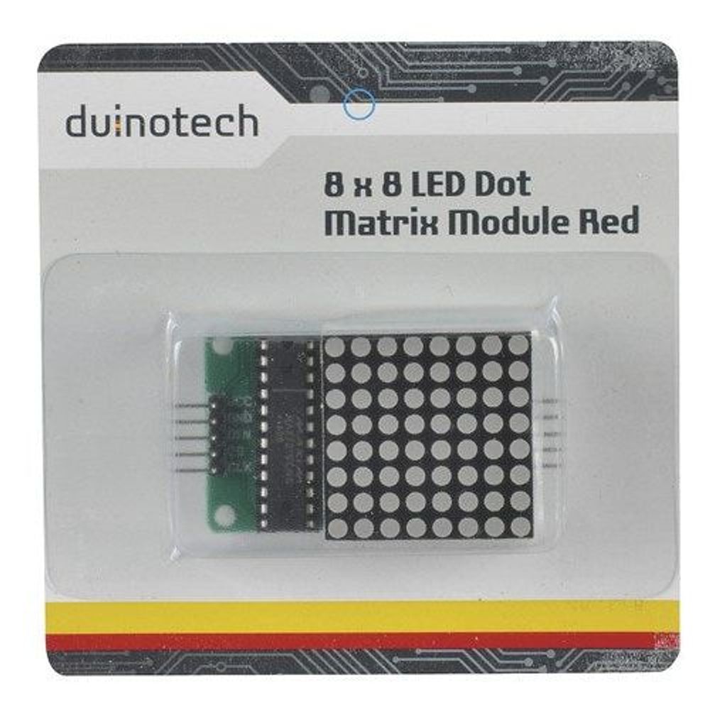XC4499 - Duinotech Arduino Compatible 8 x 8 LED Dot Matrix Display