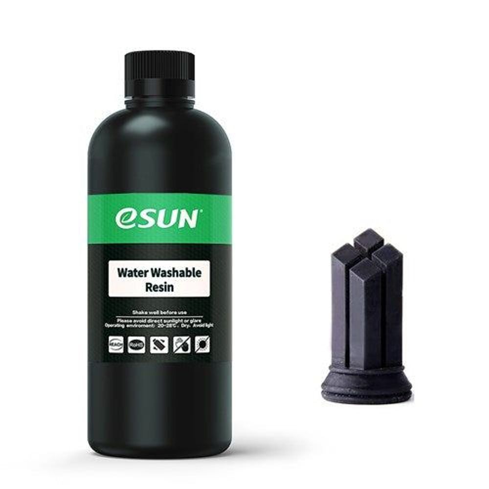 TL4452 - eSUN Black Water Washable 500g Resin for SLA 3D Printers