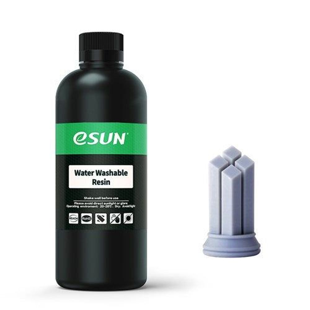 TL4453 - eSUN Grey Water Washable 500g Resin for SLA 3D Printers