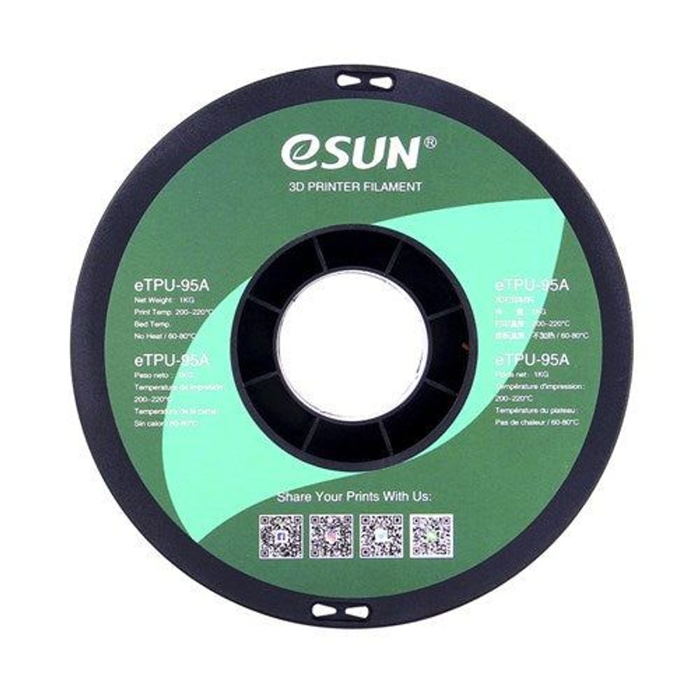 001002 - eSUN Grey TPU Filament 1kg 1.75mm