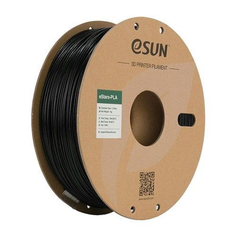 TL4498 - eSUN eSTARS-PLA Galaxy Black PLA Filament 1kg 1.75mm