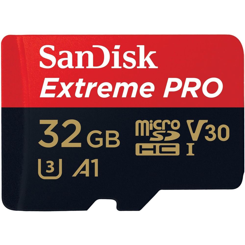 SanDisk Extreme Pro MicroSDHC UHS-I Card with Adapter (32GB)