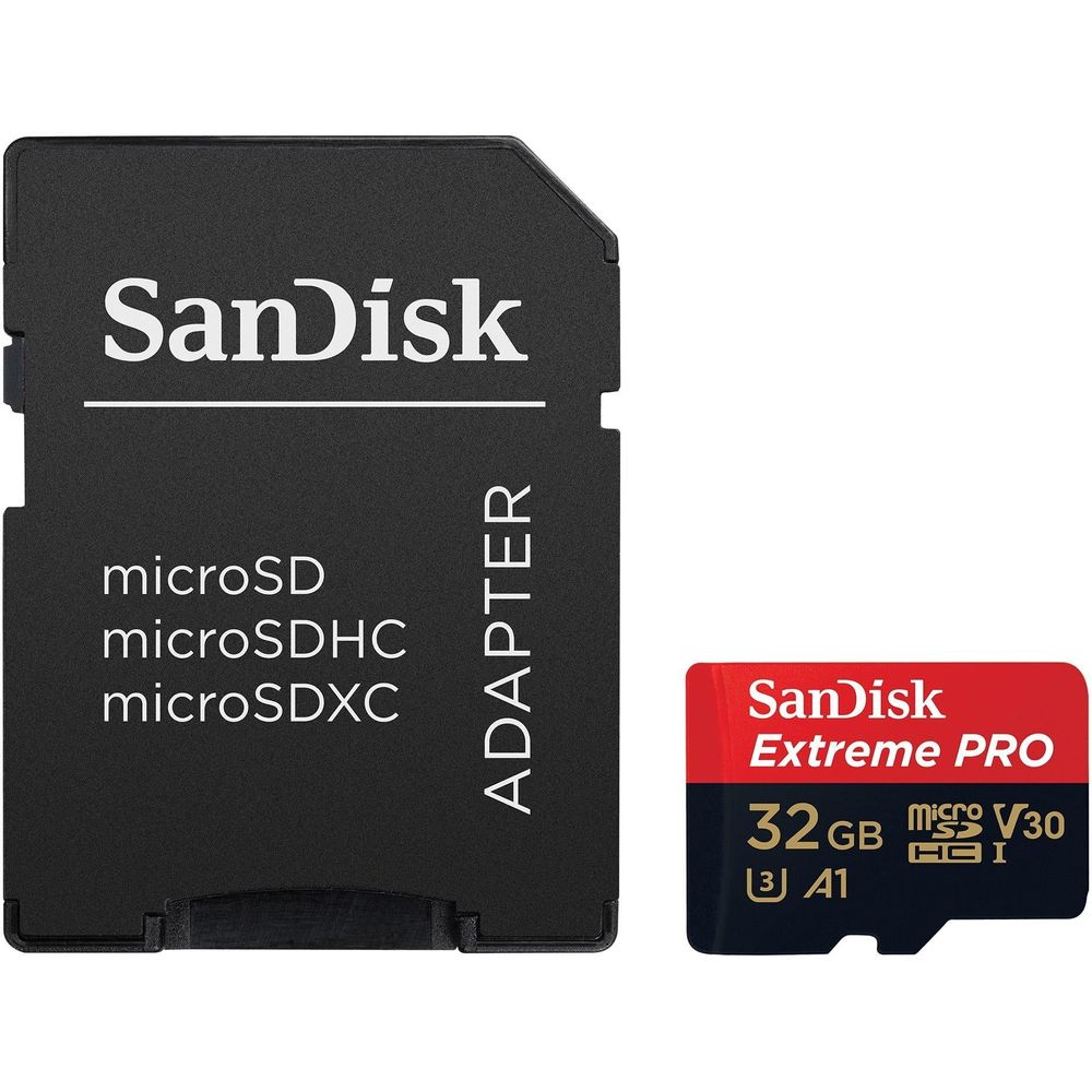 SanDisk Extreme Pro MicroSDHC UHS-I Card with Adapter (32GB)