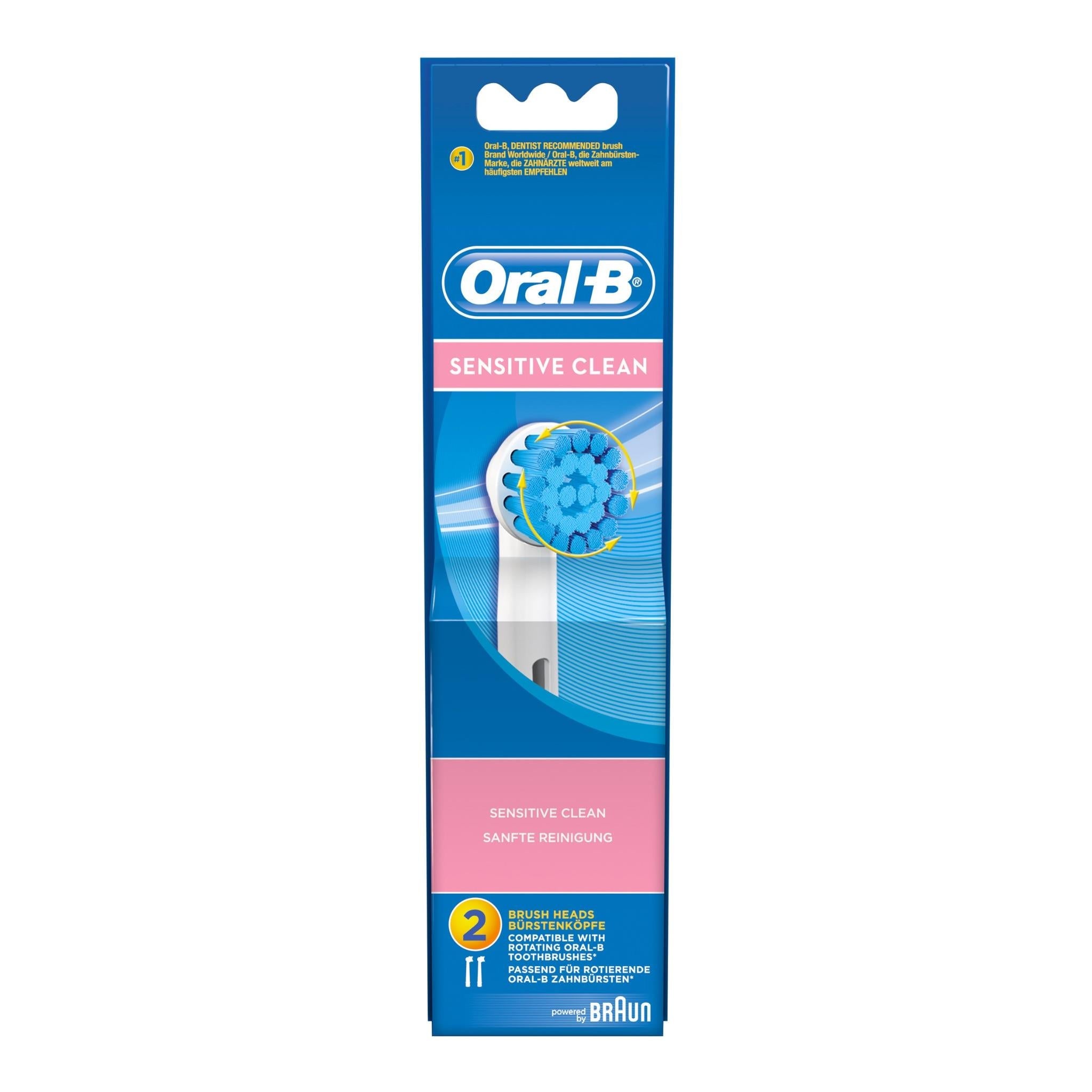 Oral-B Sensitive Gum Care Replacement Brush Heads (2 Pack)