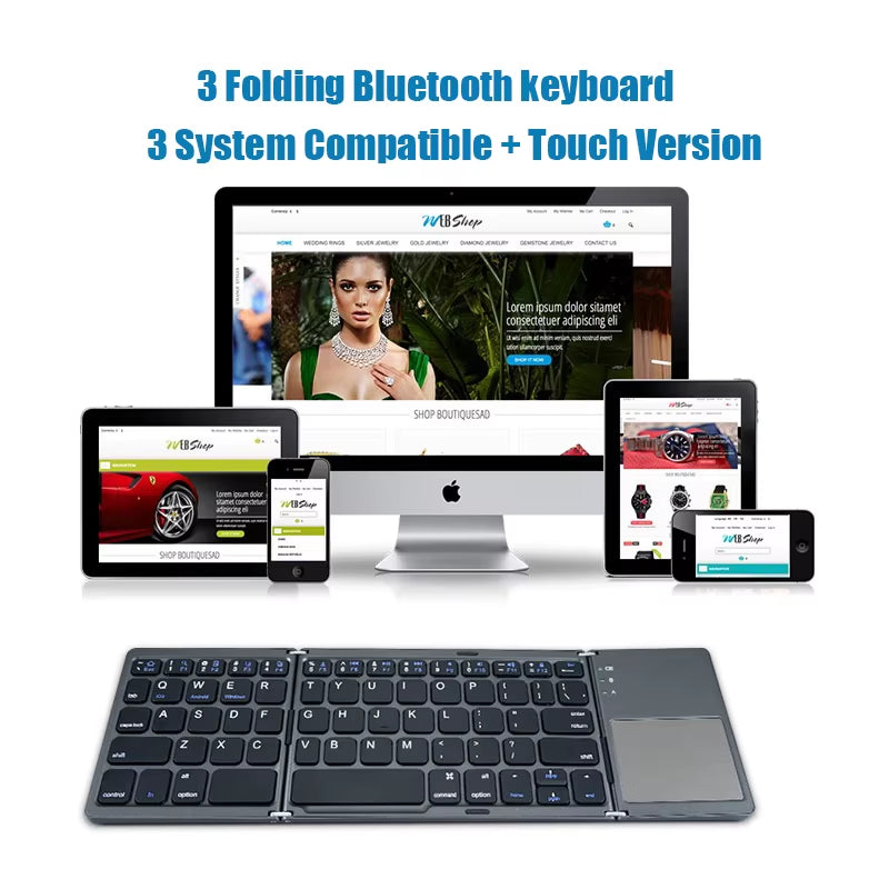 EDUP Wireless Bluetooth Folding Keyboard