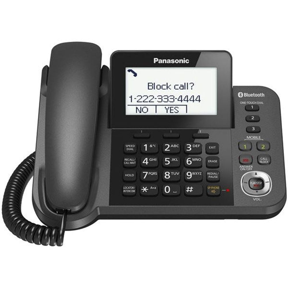Panasonic Combination Corded/Cordless Telephone - Single Cordless
