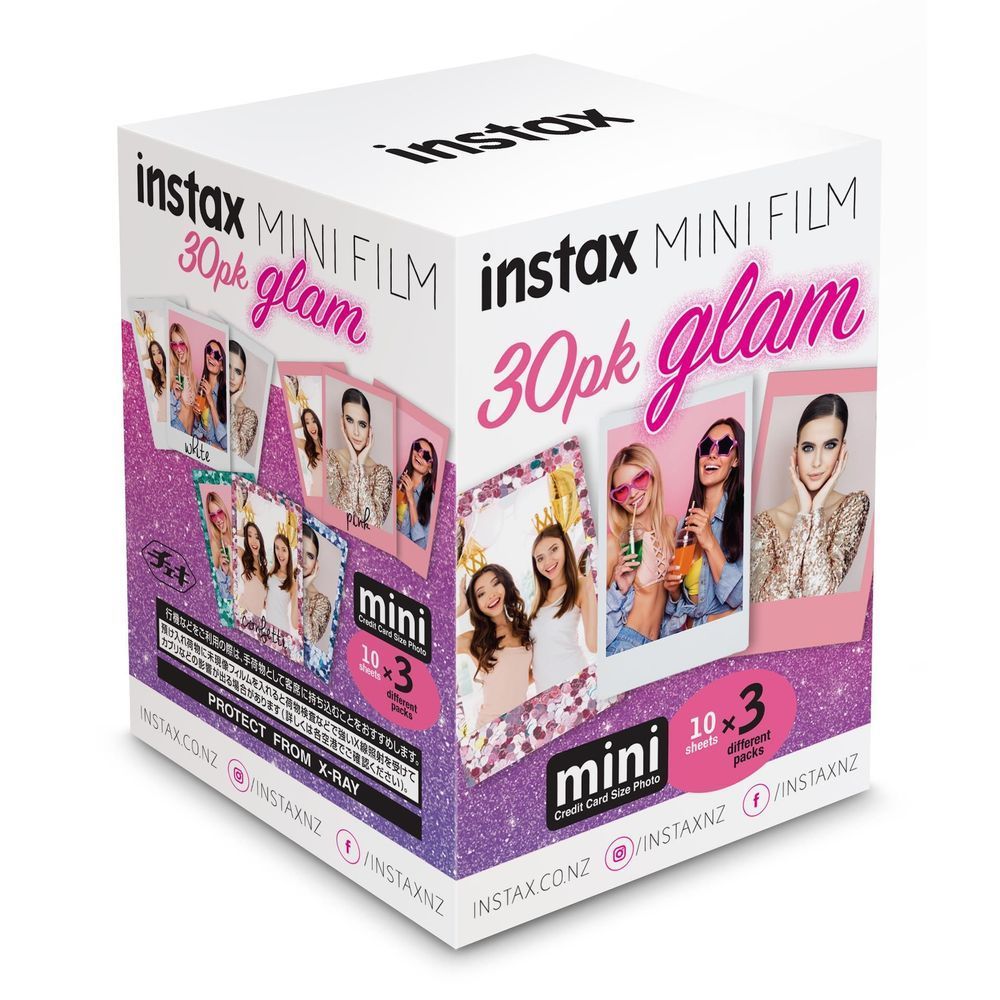 Fujifilm instax mini Film (30 Pack - Glam) | TECH SUPPLY SHED