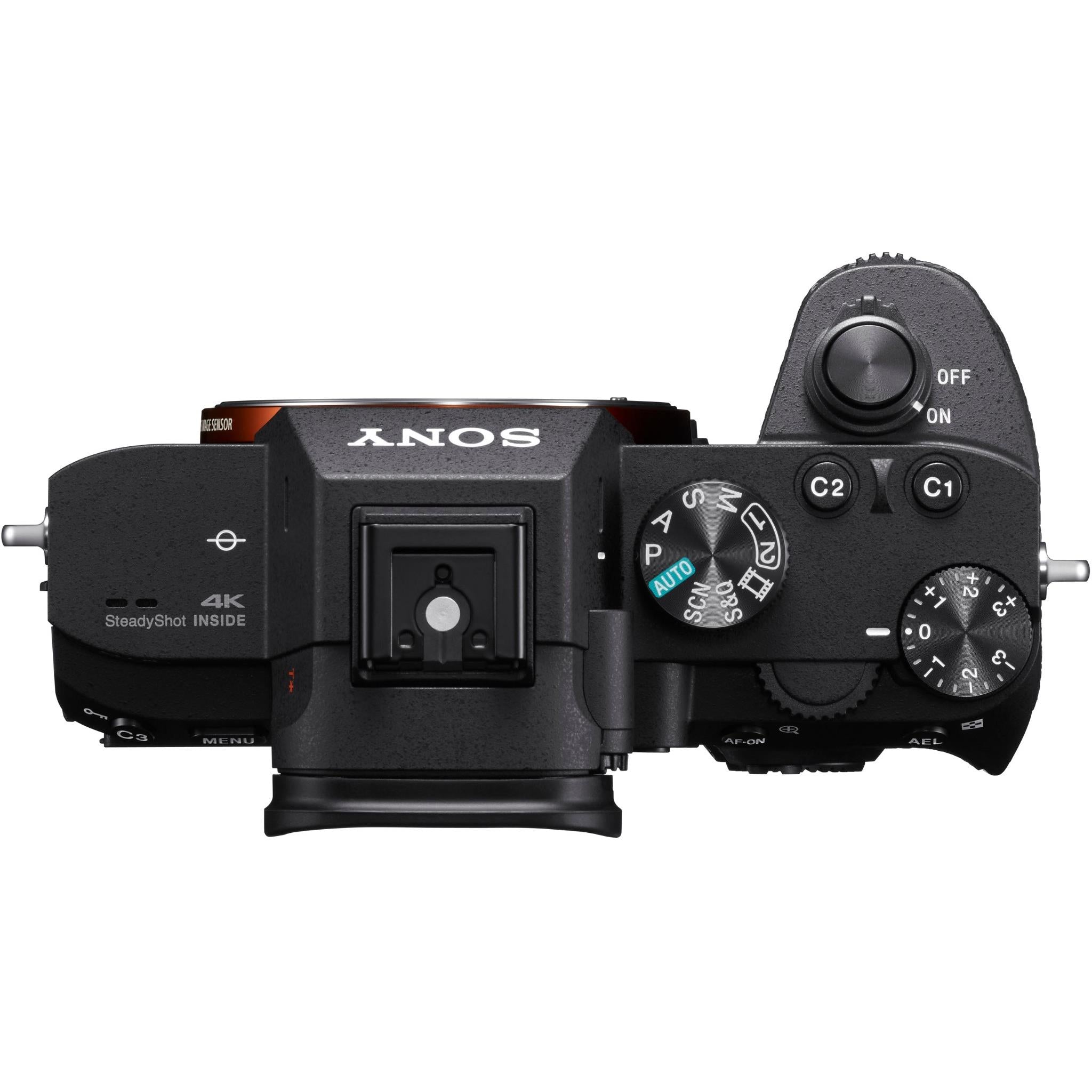 Sony Alpha a7 III full-frame mirrorless camera body in black, image 3 - Digital Cameras at Tech Supply Shed NZ