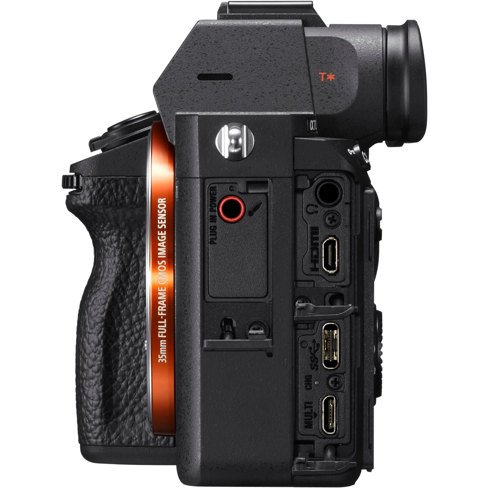 Sony Alpha a7 III full-frame mirrorless camera body in black, image 4 - Digital Cameras at Tech Supply Shed NZ