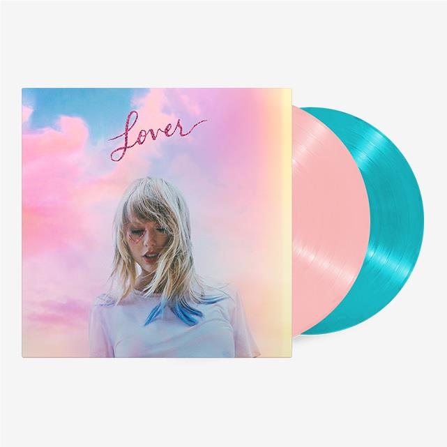 Lover (Limited Edition Baby Pink/Baby Blue Vinyl) - By: Swift, Taylor