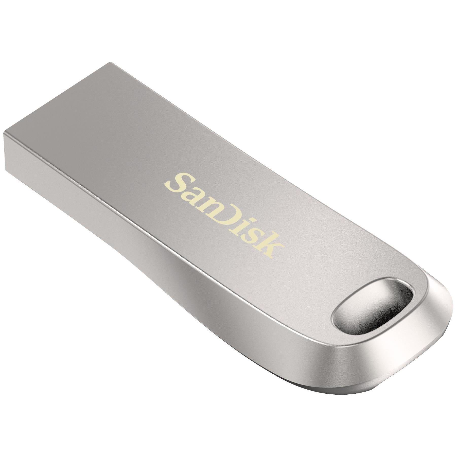 SanDisk Ultra Luxe 256GB USB 3.1 metal flash drive, image 3 - Memory Cards & Readers at Tech Supply Shed NZ