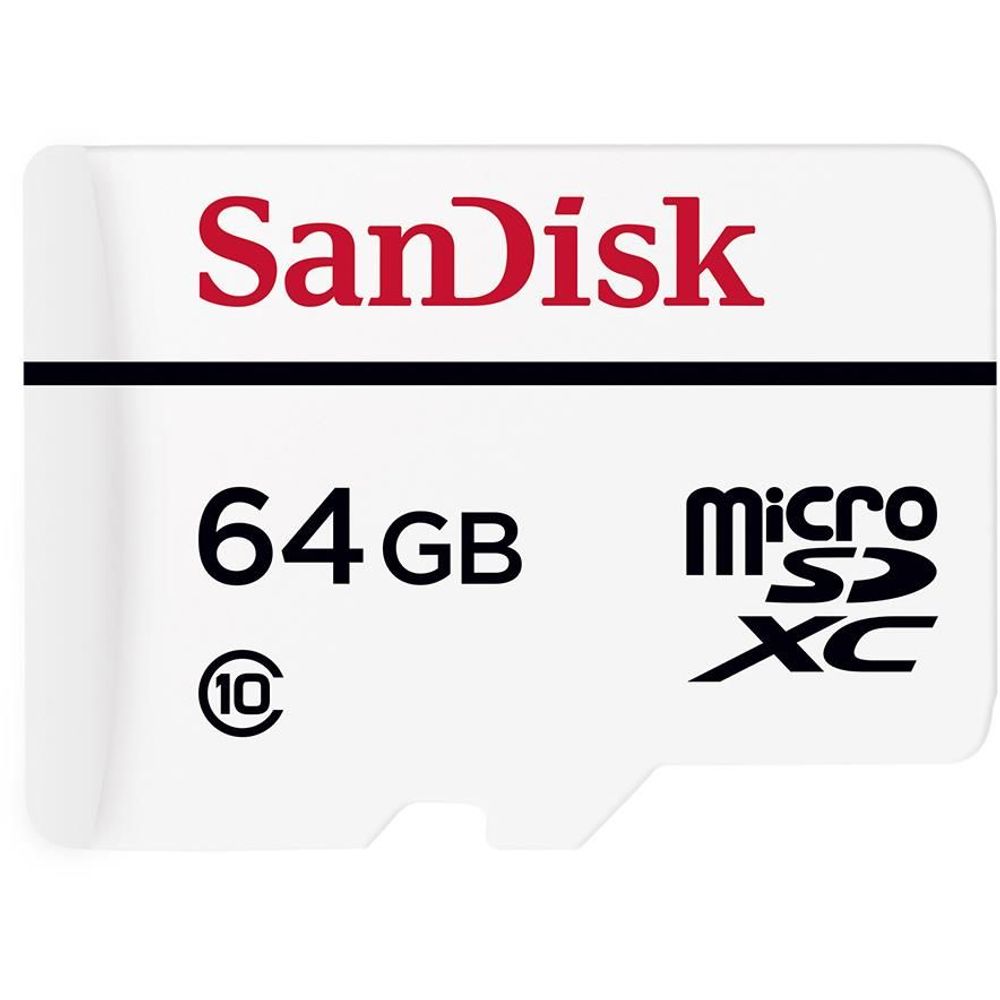 SanDisk High Endurance Video Monitoring microSD Card (64GB)
