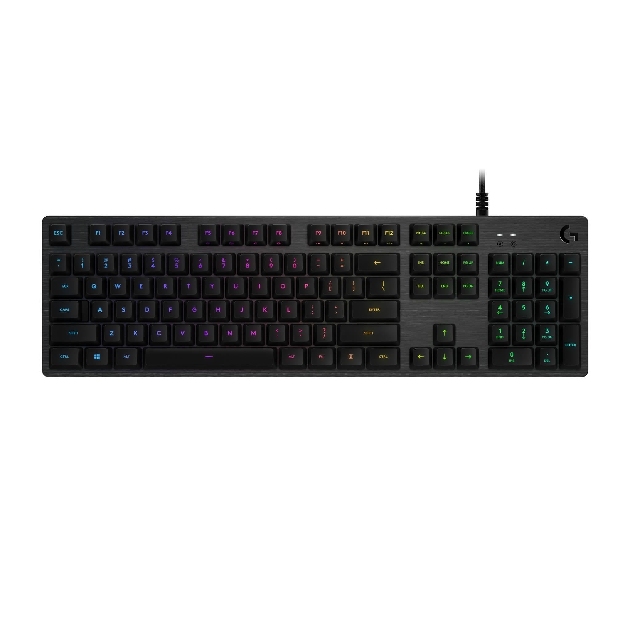 Logitech G512 LIGHTSYNC Carbon RGB Mechanical Gaming Keyboard (GX Brown Switch)
