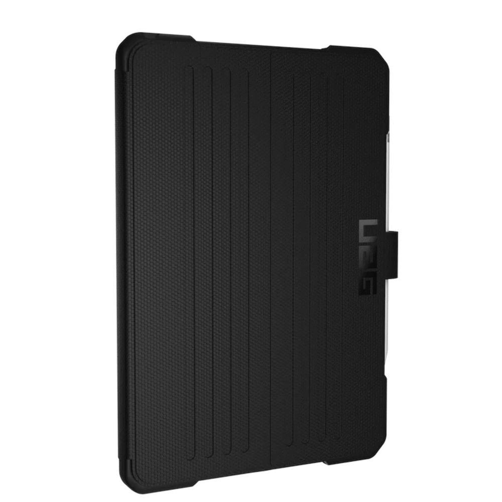 Black UAG Metropolis iPad case back cover with ridged grip texture