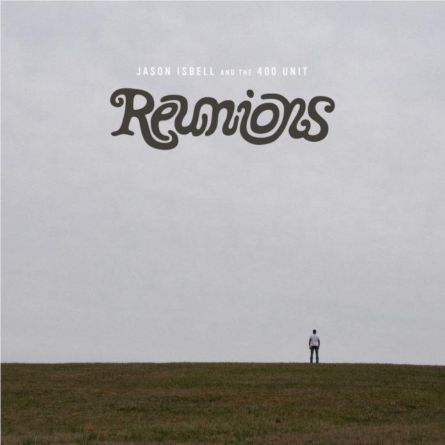 Reunions album cover with “Reunions” title text and a small figure on a grassy field