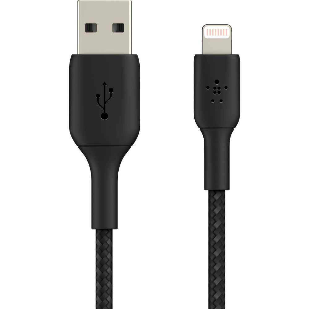 Belkin BoostUp Charge Lightning to USB-A 1m Braided Cable (Black)