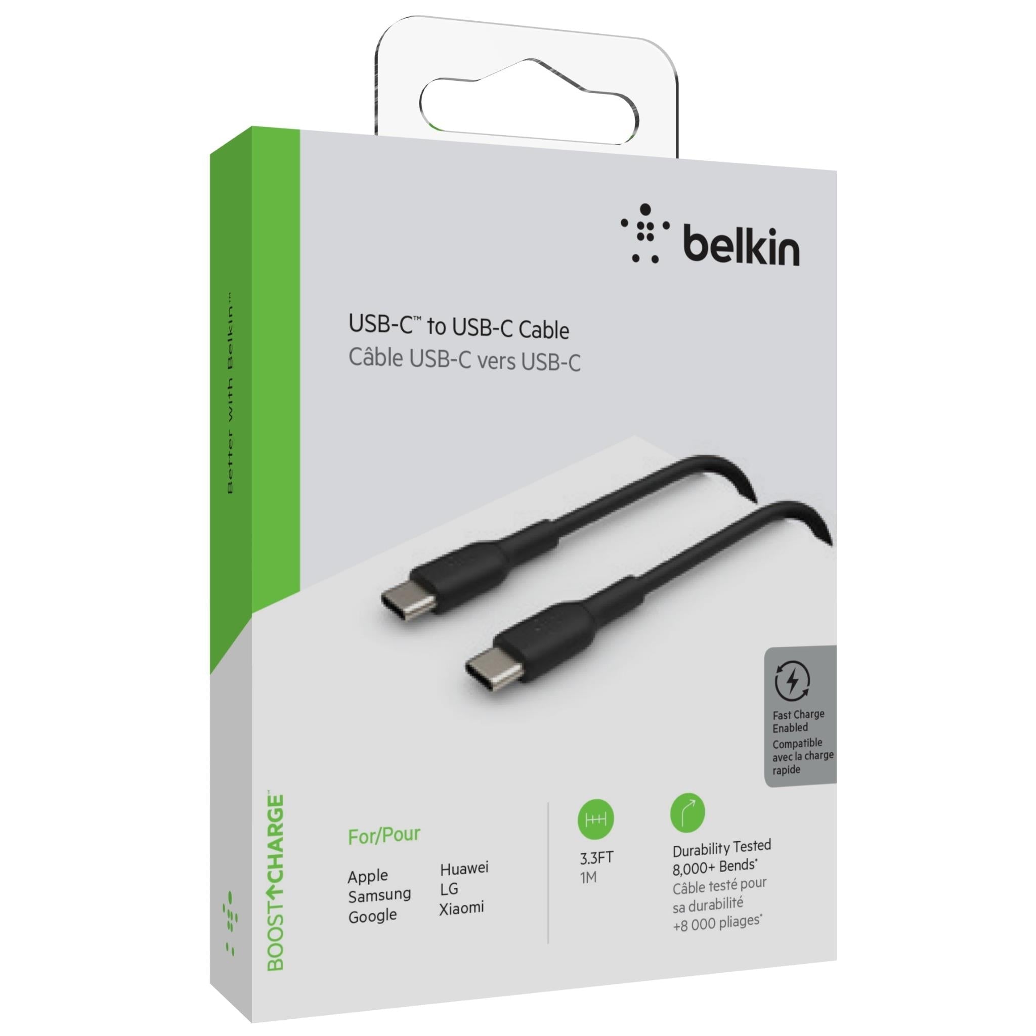 Belkin BoostUP CHARGE USB-C to USB-C 1m Cable (Black)