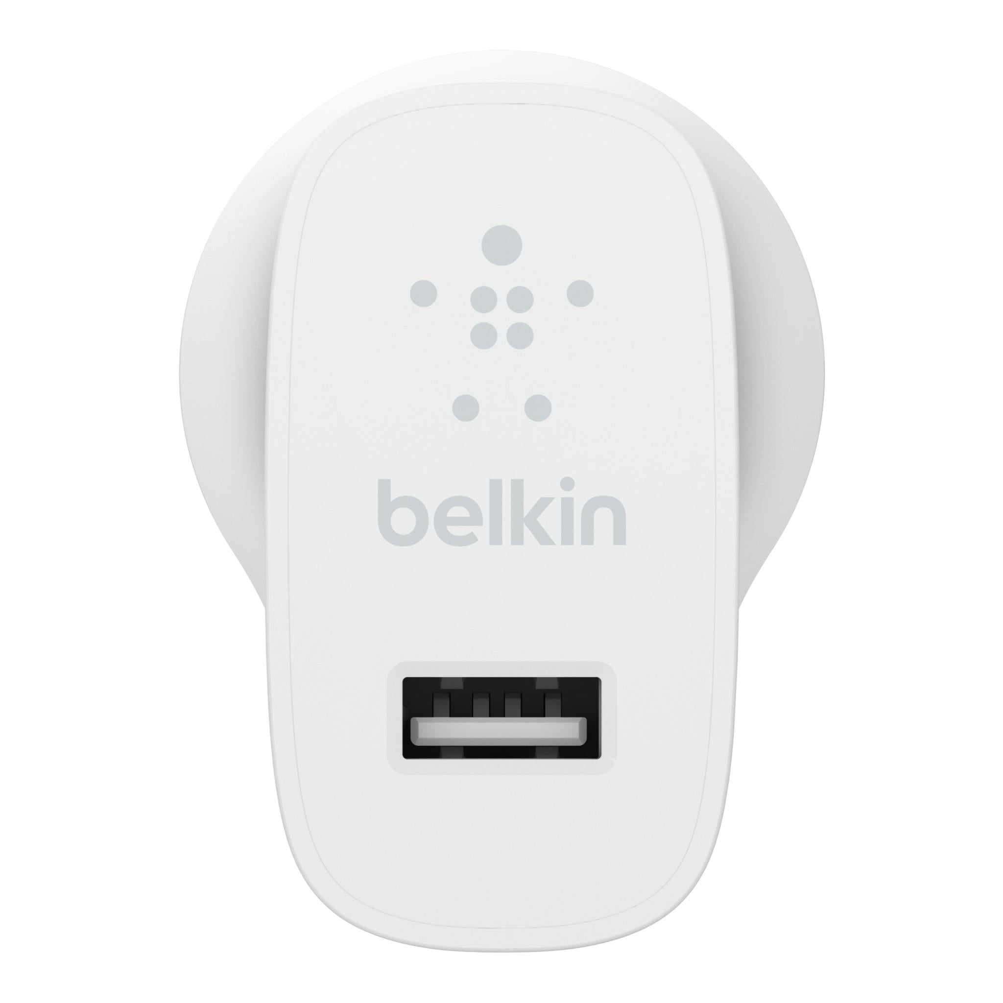 Belkin 12W USB-A Wall Charger (White)