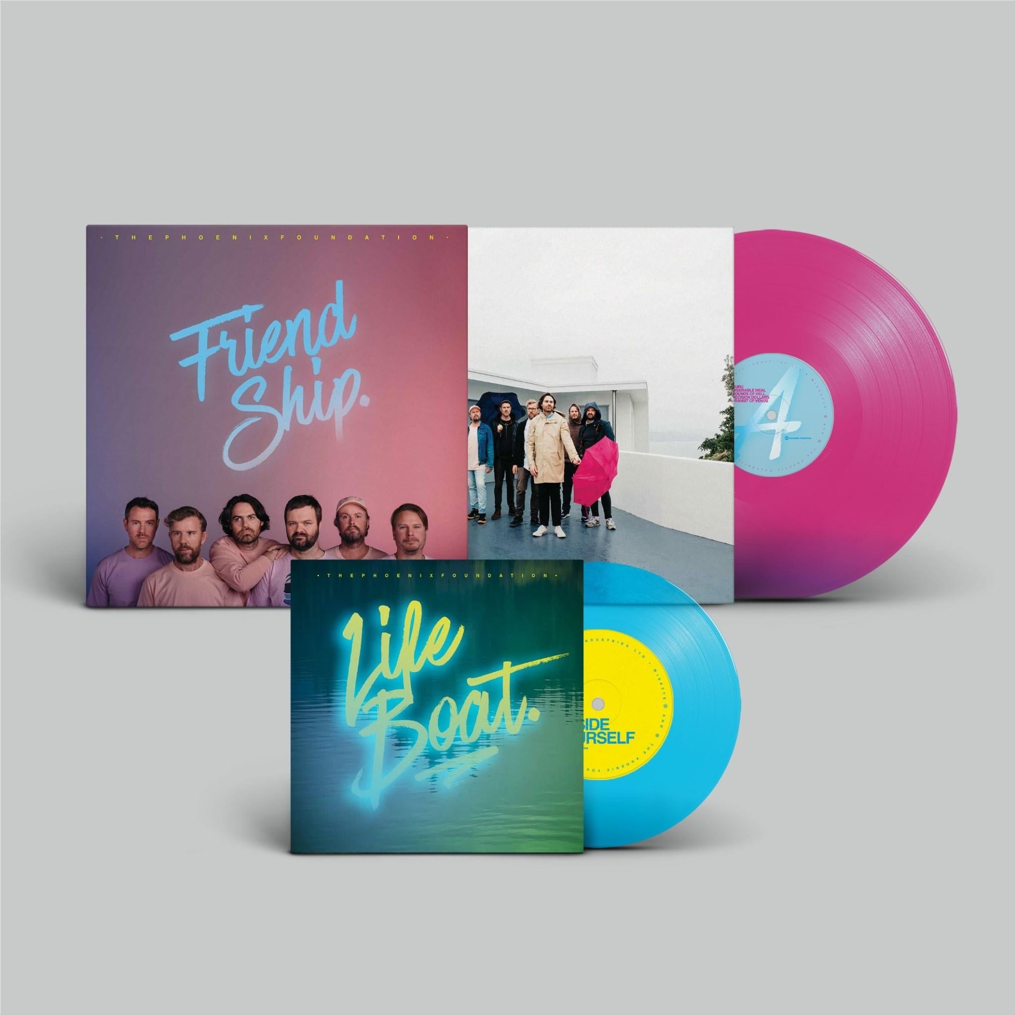 Friend Ship (Pink Vinyl/Turquoise 7in Vinyl) - By:Phoenix Foundation, The
