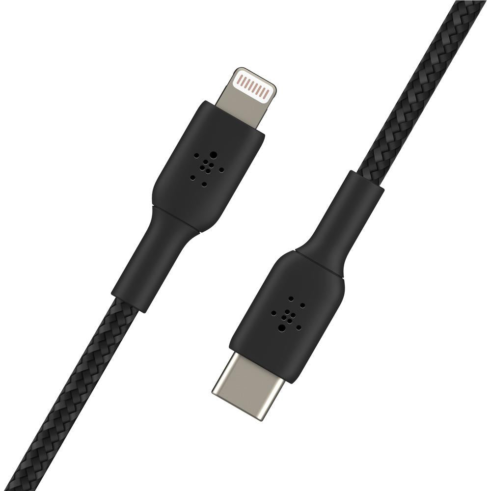 Belkin BoostUp Charge USB-C to Lightning Braided Cable 1m (Black)