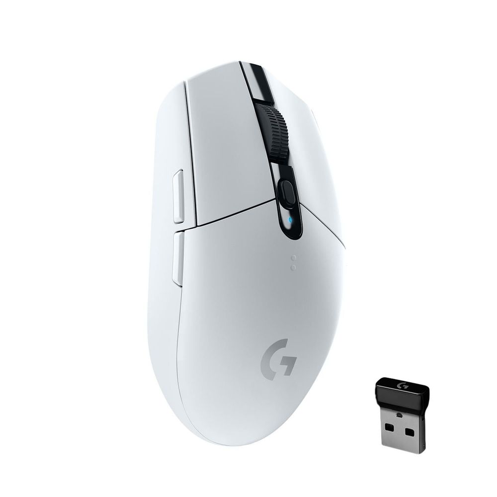 Logitech G305 Hero LIGHTSPEED Wireless Gaming Mouse (White)