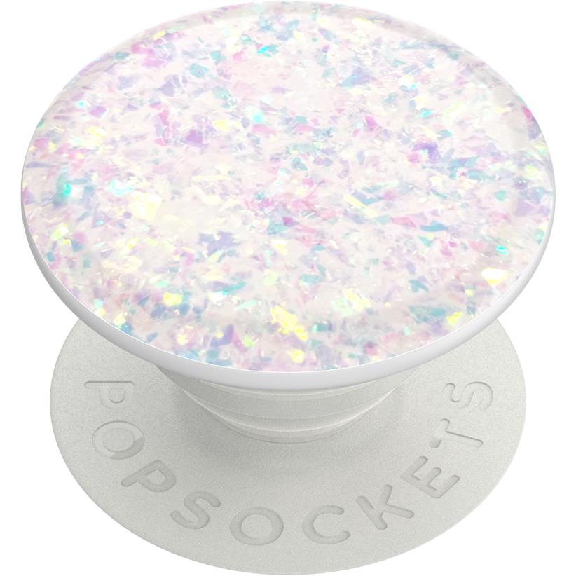 Popsockets Swappable PopGrip (Iridescent Confetti White)