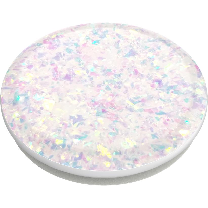 Popsockets Swappable PopGrip (Iridescent Confetti White)
