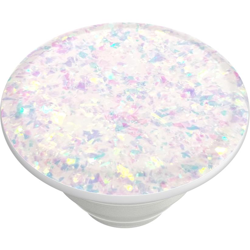 Popsockets Swappable PopGrip (Iridescent Confetti White)