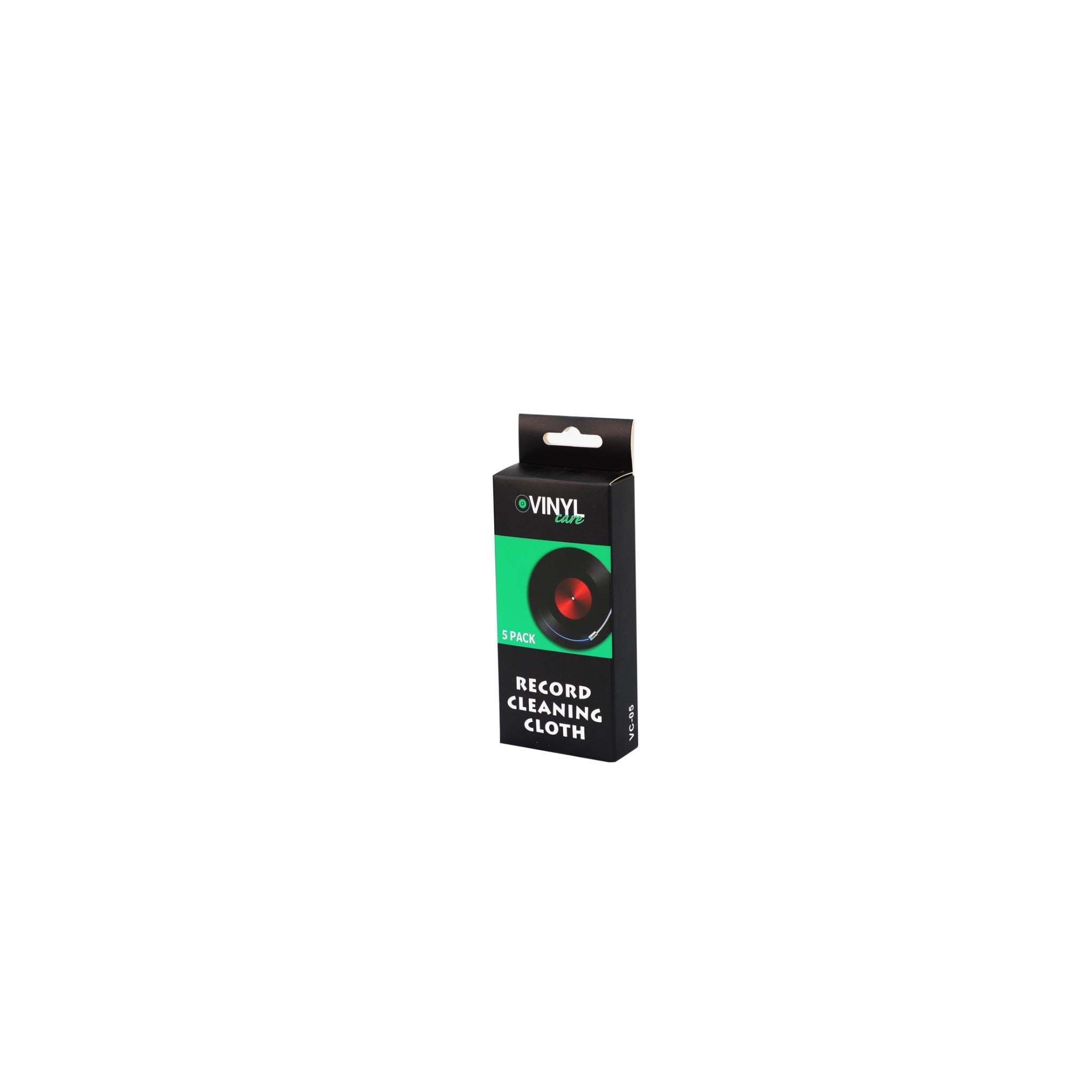 Vinyl Care record cleaning cloths, 5 pack - Turntables at Tech Supply Shed NZ