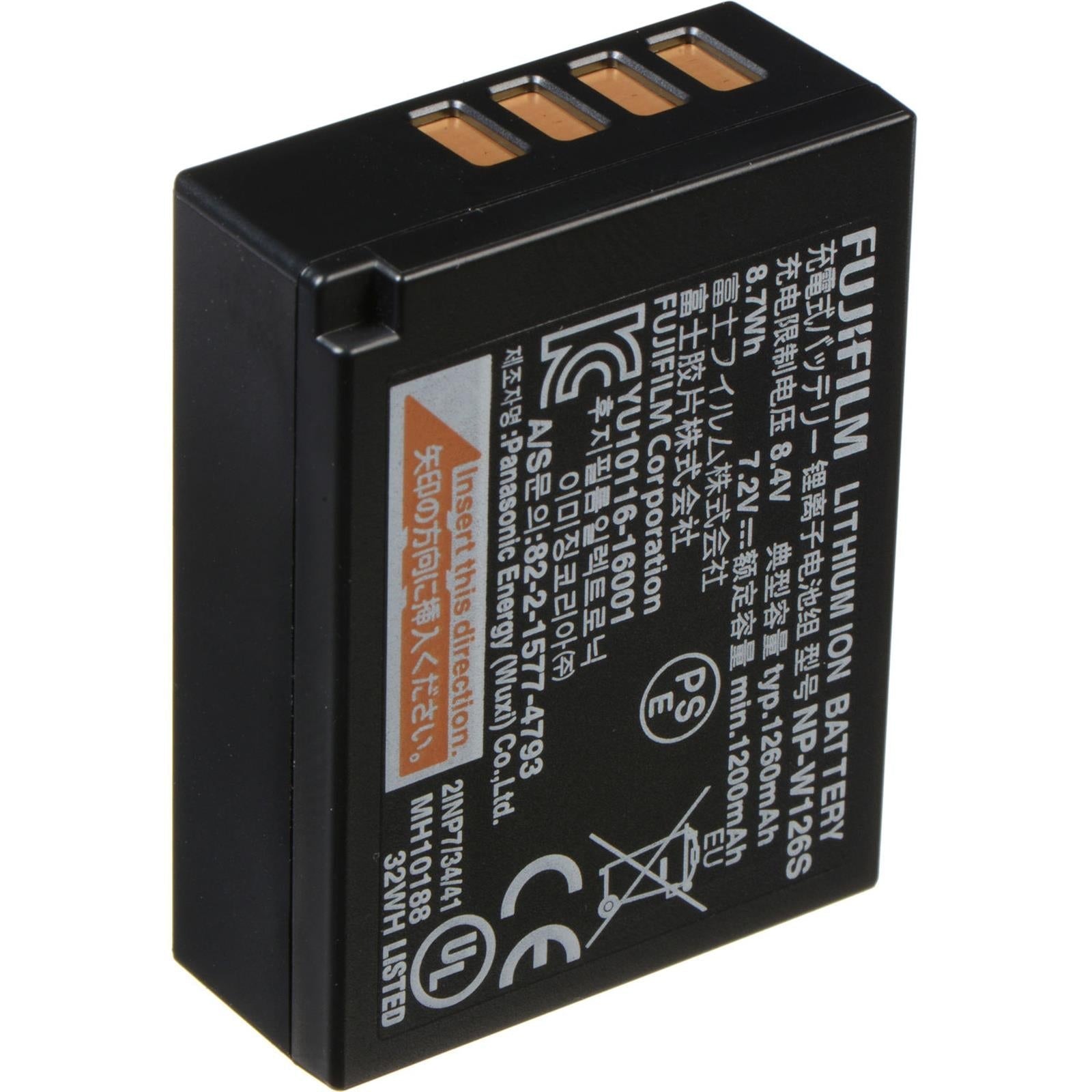 Fujifilm NP-W126S rechargeable camera battery, image 2 - Camera Accessories at Tech Supply Shed NZ