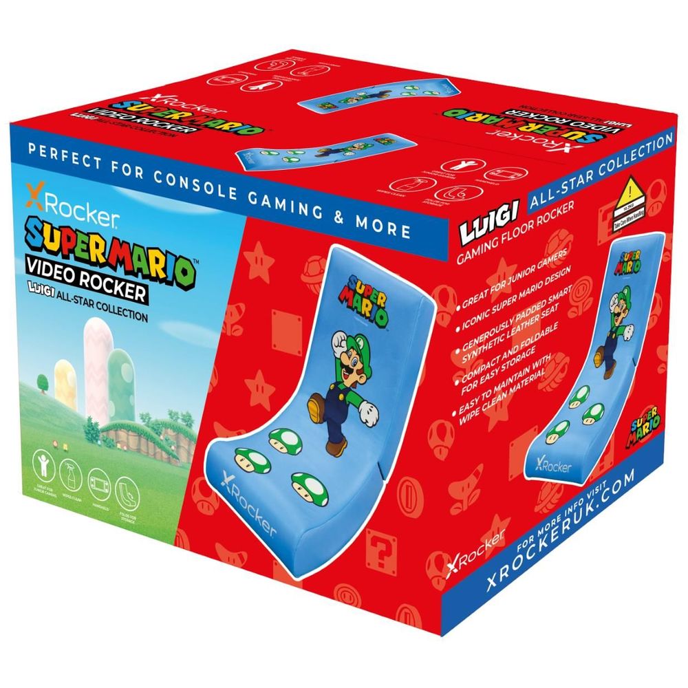 X Rocker Super Mario All-Star Floor Rocker (Luigi)