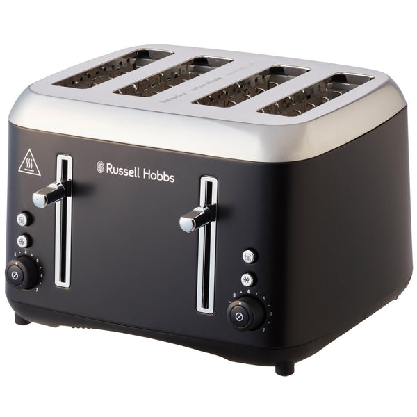 Russell Hobbs Addison 4 Slice Toaster - Matte Black