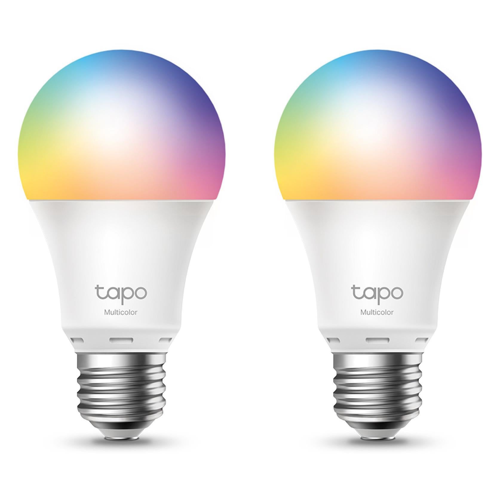 TP-Link Tapo multicolor smart LED bulbs, E27 base, 2-pack