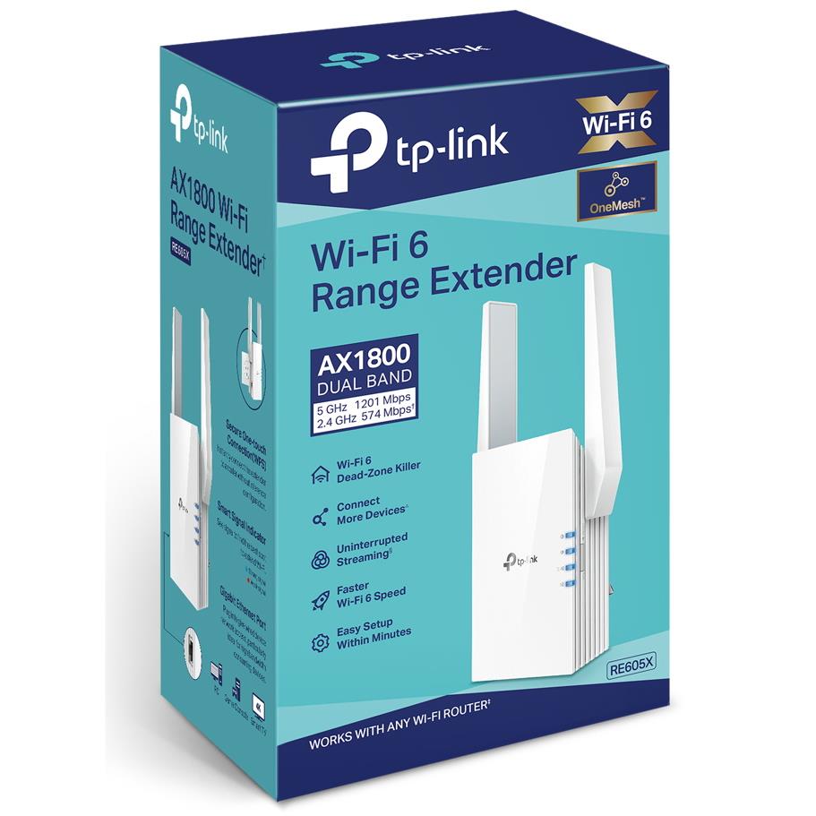 TP-Link RE605X AX1800 Wi-Fi 6 Range Extender