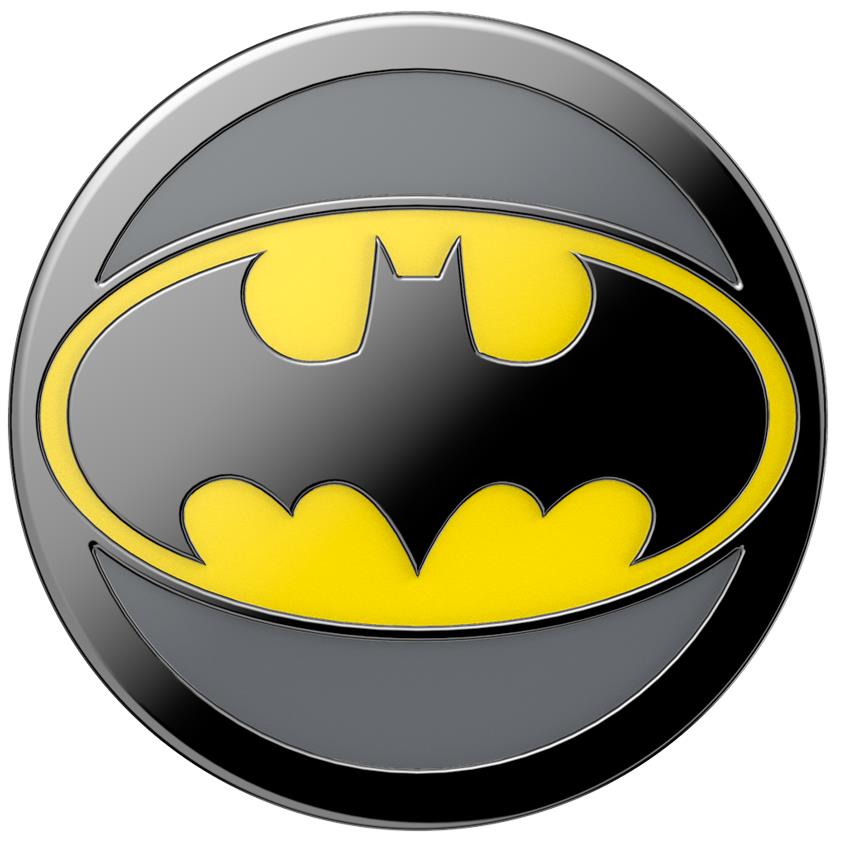 PopSockets Enamel PopGrip DC Batman phone grip and stand in black, image 2 - Phone Accessories at Tech Supply Shed NZ