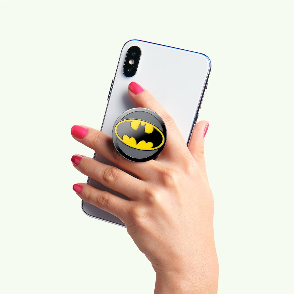 PopSockets Enamel PopGrip DC Batman phone grip and stand in black, image 10 - Phone Accessories at Tech Supply Shed NZ