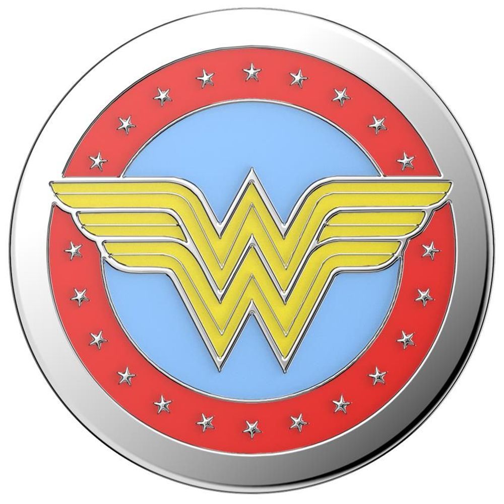 PopSockets Enamel PopGrip DC Wonder Woman, view 2 - Phone Grips & Stands at Tech Supply Shed NZ