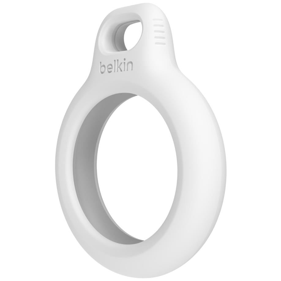 Belkin Secure Holder with Key Ring for AirTag (White)