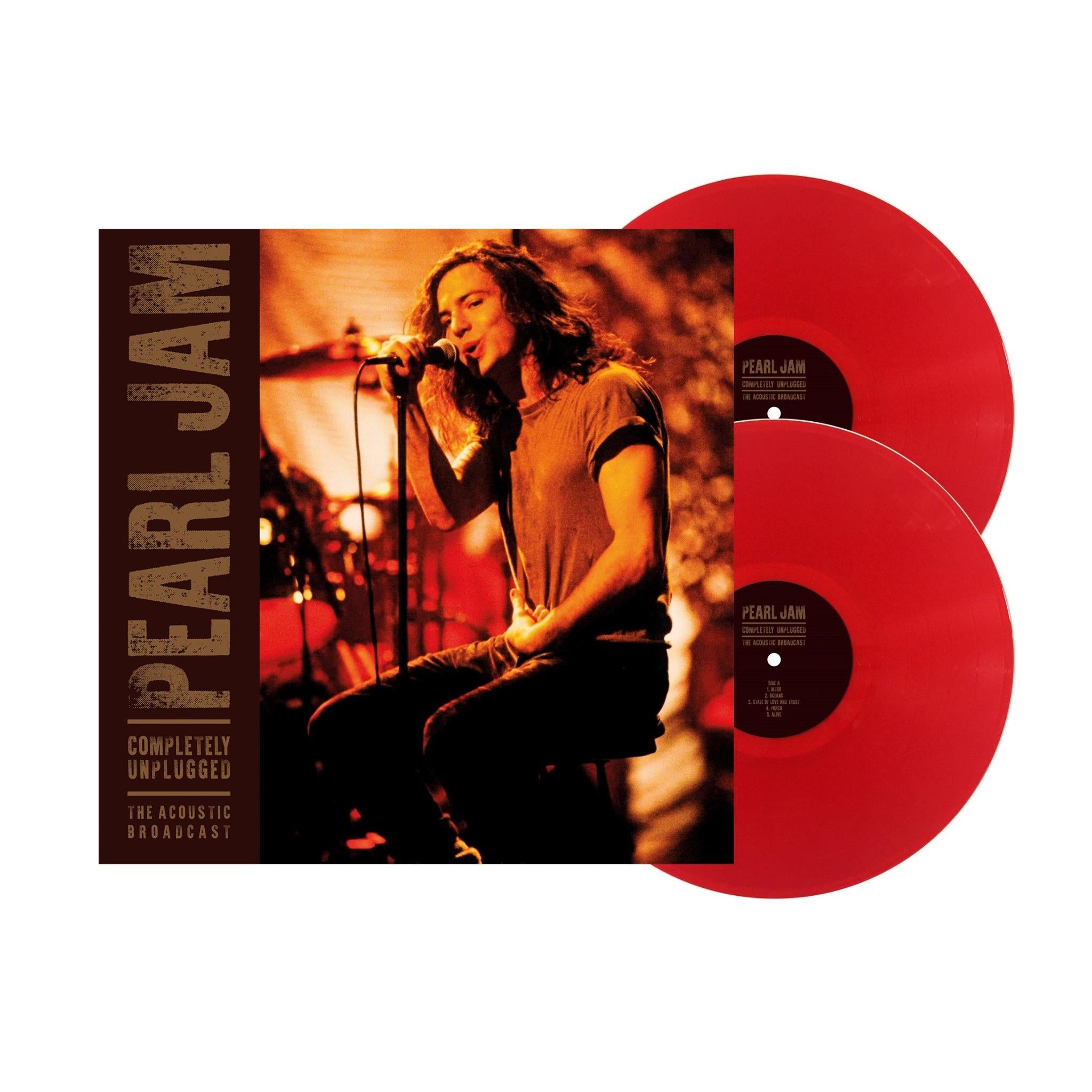 Completely Unplugged (Red Vinyl) - By: Pearl Jam