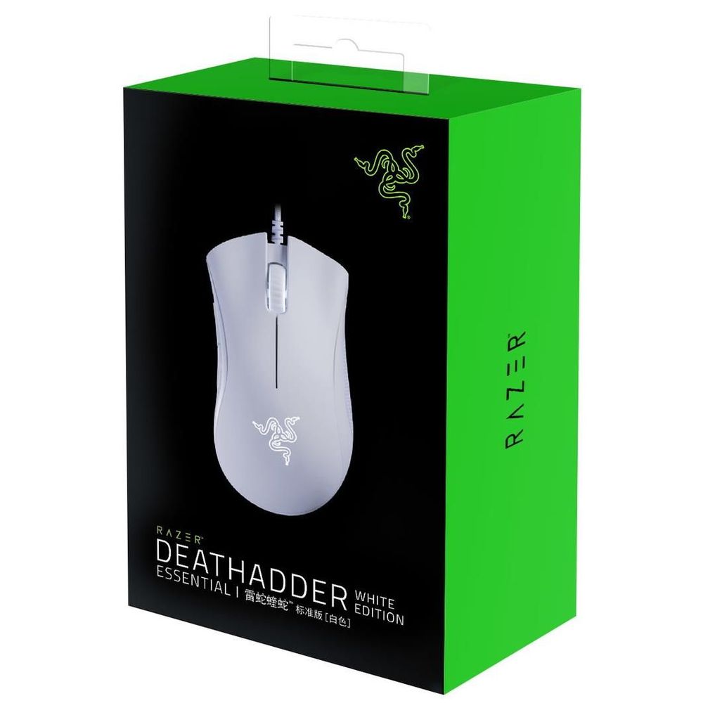 Razer DeathAdder Essential Gaming Mouse (White)