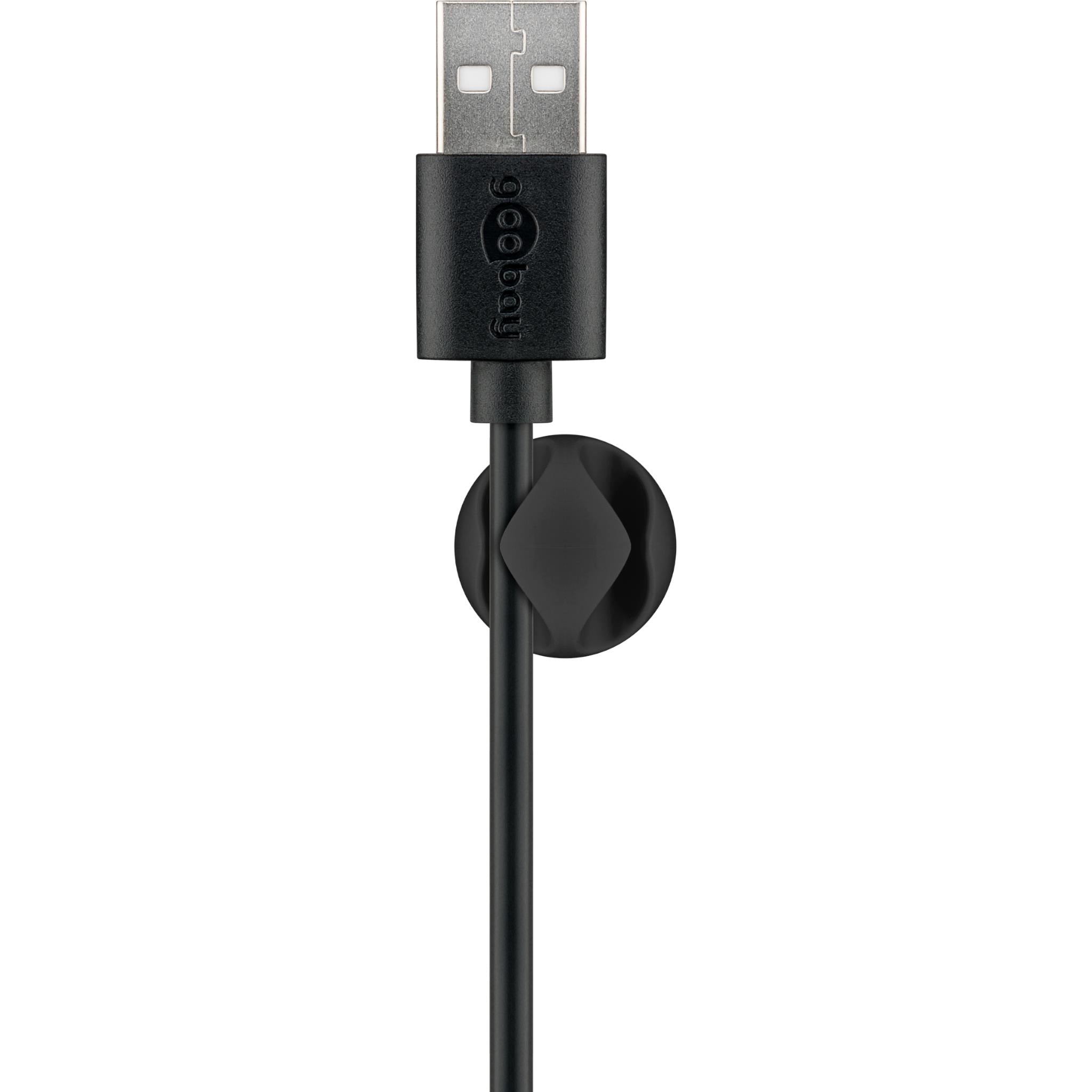 Goobay Cable Management 2 Slots MINI (Black)
