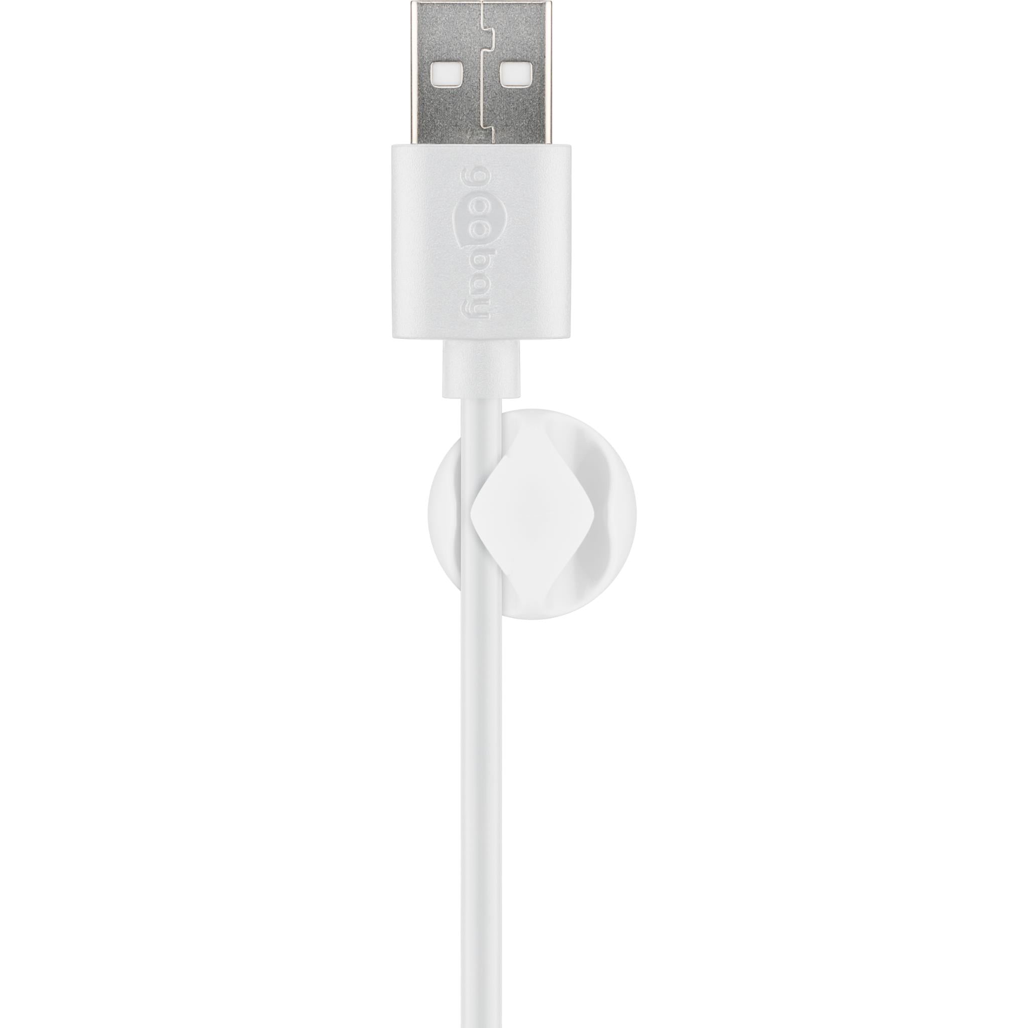 Goobay Cable Management 2 Slots MINI (White)