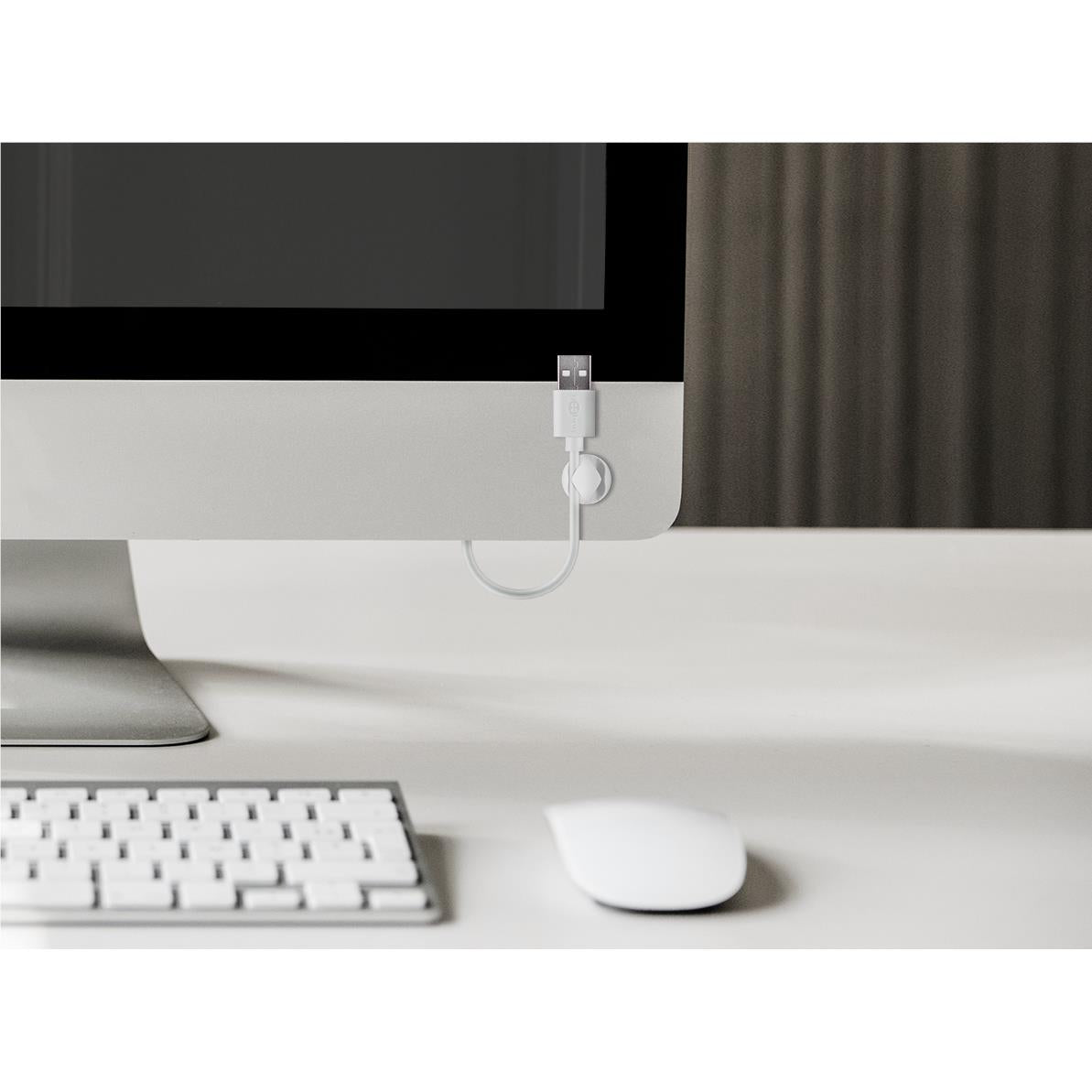 Goobay Cable Management 2 Slots MINI (White)