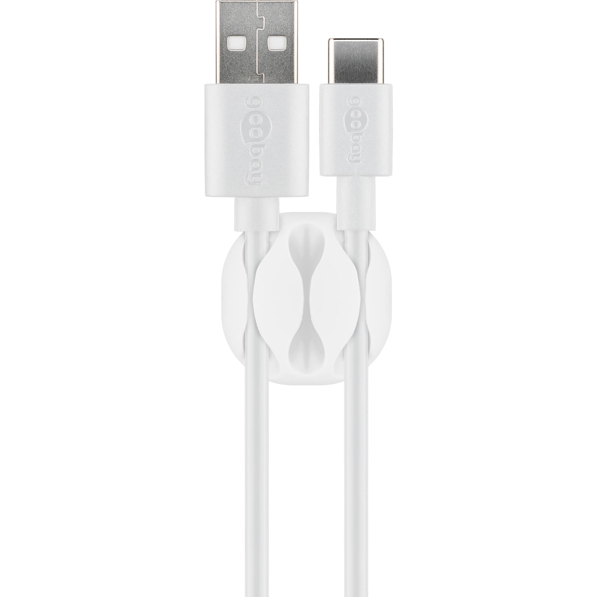 Goobay Cable Management 3 Slots (White)