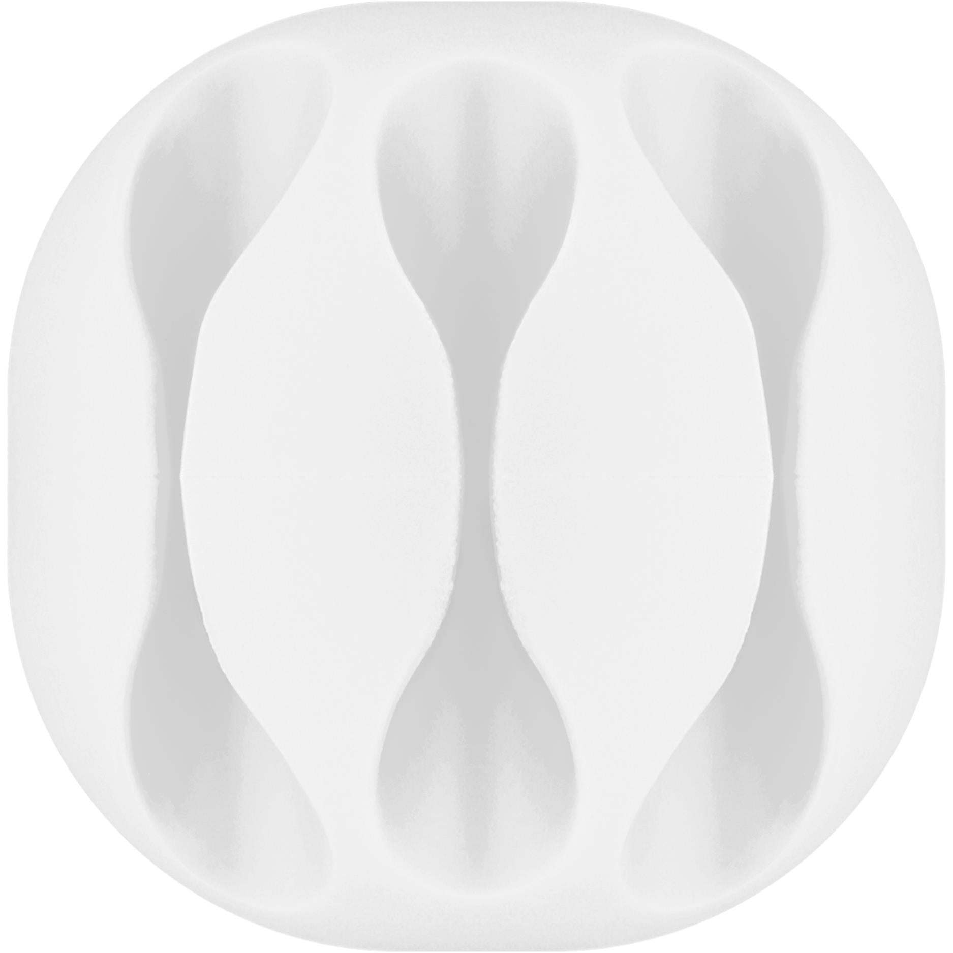 Goobay Cable Management 3 Slots (White)