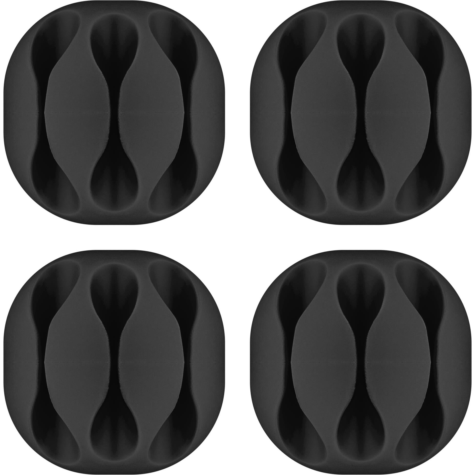 Goobay Cable Management 3 Slots (Black)