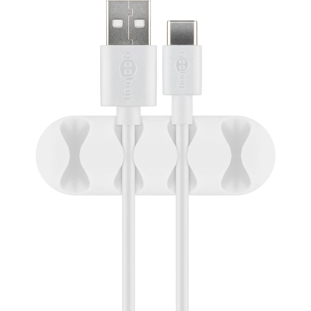 Goobay Cable Management 4 Slots (White)