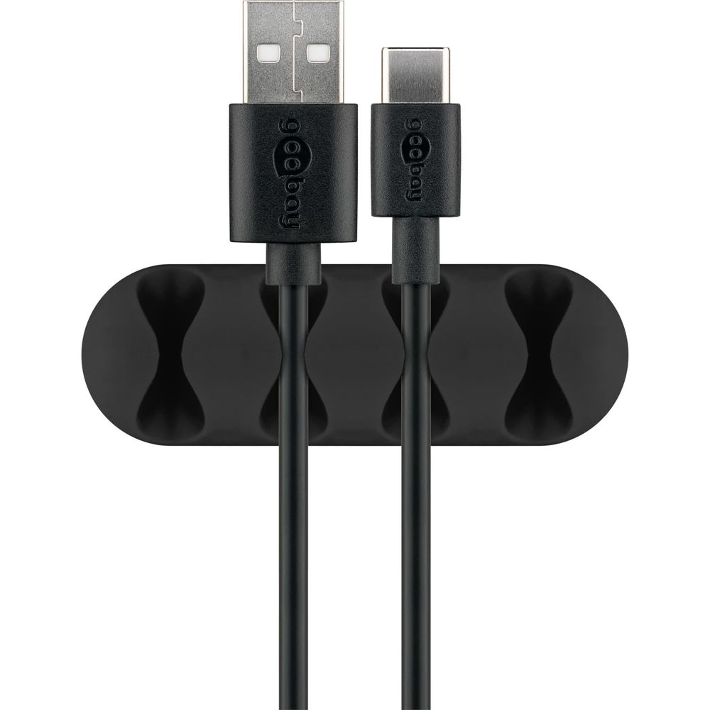 Goobay Cable Management 4 Slots (Black)