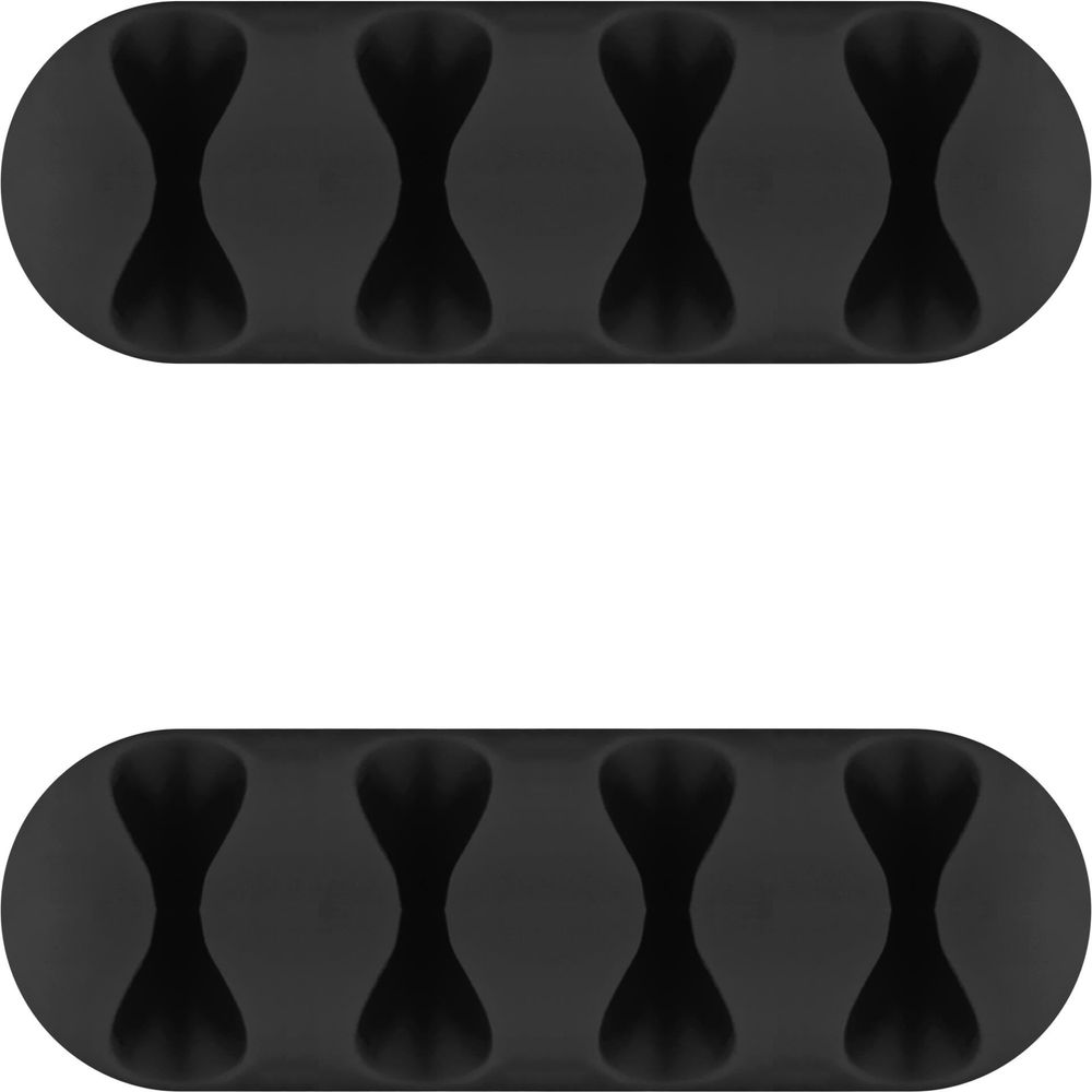 Goobay Cable Management 4 Slots (Black)