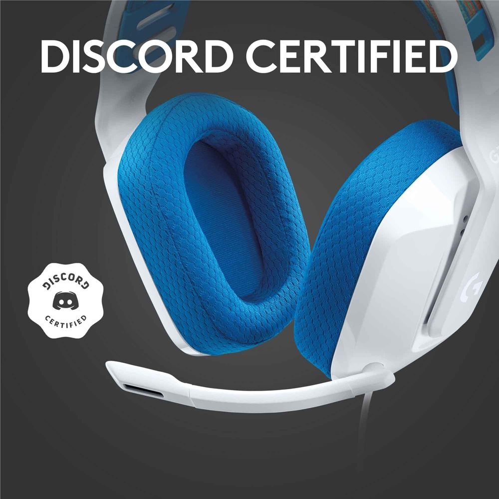 Logitech G335 Wired Gaming Headset (White)